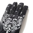 画像5: CHALLENGER [チャレンジャー] BANDANA LEATHER GLOVE バンダナレザーグローブ BDA (5)