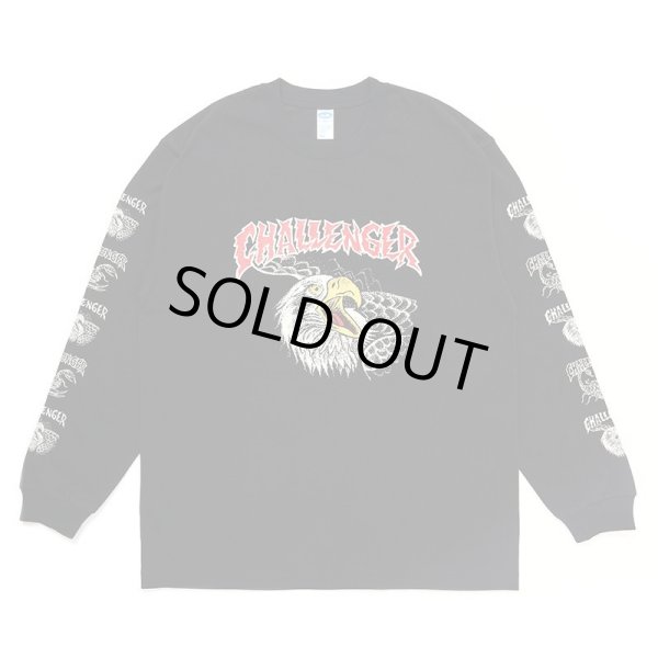 画像1: CHALLENGER [チャレンジャー] L/S EAGLE HEAD TEE ロングスリーブイーグルヘッドティー BDA (1)