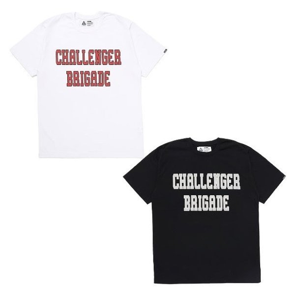 画像1: CHALLENGER [チャレンジャー] COLLEGE LOGO  TEE カレッジロゴティー BDA (1)