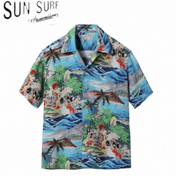 画像1: SUN SURF [サンサーフ]  SUN SURF SPECIAL EDITION "ALOHA UNIVERSAL WORLD" サンサーフスペシャルエディション ”アロハユニバーサルワールド” アロハシャツ BDS (1)