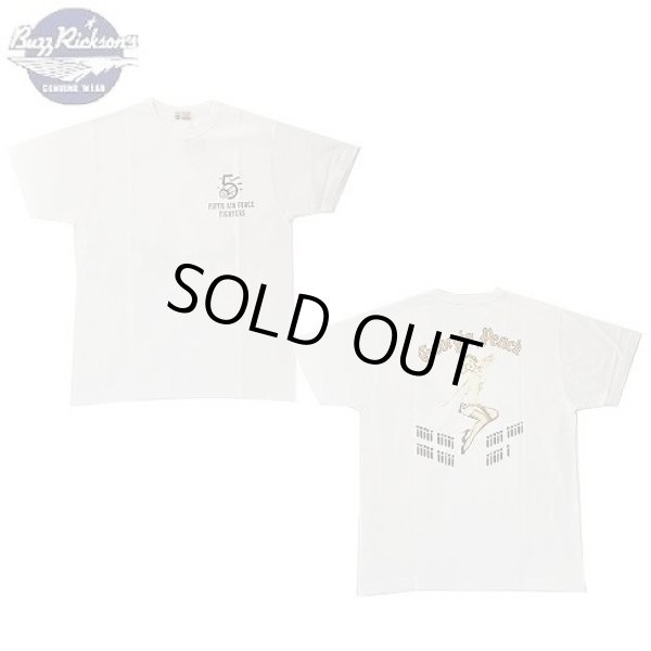 画像1: BUZZ RICKSON'S [バズリクソンズ] S/S T-SHIRT GIL ELVGREN GEORGIA PEACH [WHITE] ジル・エルブグレン ジョージア・ピーチ Tシャツ（ホワイト） BDS (1)