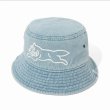 画像5: ICECREAM [アイスクリーム] WAHED DENIM HAT [BLACK.BLUE] ウォッシュドデニムハット (ブラック、ブルー) BDS (5)