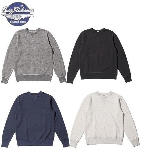 画像1: BUZZ RICKSON'S [バズリクソンズ] SET-IN CREW NECK SWEAT SHIRTS セットインクルーネックスウェットシャツ BDA (1)