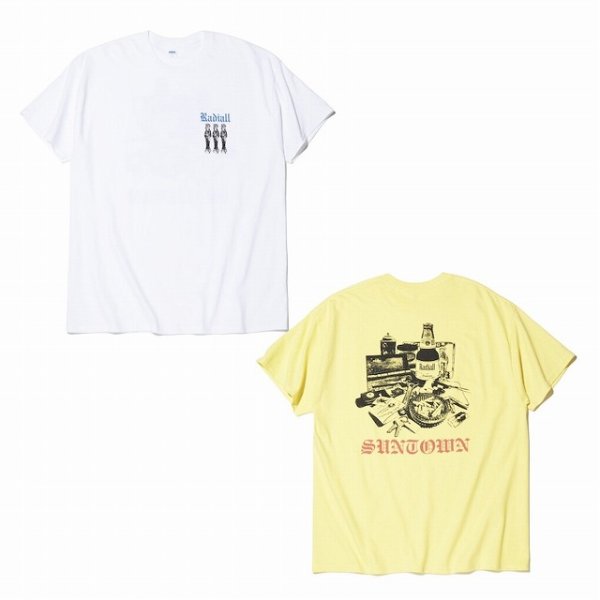 画像1: RADIALL [ラディアル]  SUN TOWN CREW NECK TーSHIRT S/S サンタウンクルーネックショートスリーブTシャツ BDS (1)