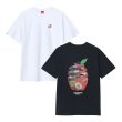 画像1: ICECREAM [アイスクリーム] BIG APPLE T-SHIRT [WHITE,BLACK] ビッグアップルＴシャツ (ホワイト、ブラック) BDA (1)