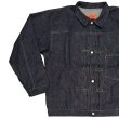 画像3: Little Hand [リトルハンド] WWII DENIM JACKET T-BACK 1st 大戦モデル デニムジャケット ファーストモデル Tバック ロゴボタン 2枚袖 13.5oz リジッド (NON WASH) ブルーデニム BDS (3)