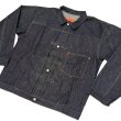 画像2: Little Hand [リトルハンド] WWII DENIM JACKET T-BACK 1st 大戦モデル デニムジャケット ファーストモデル Tバック ロゴボタン 2枚袖 13.5oz リジッド (NON WASH) ブルーデニム BDS (2)