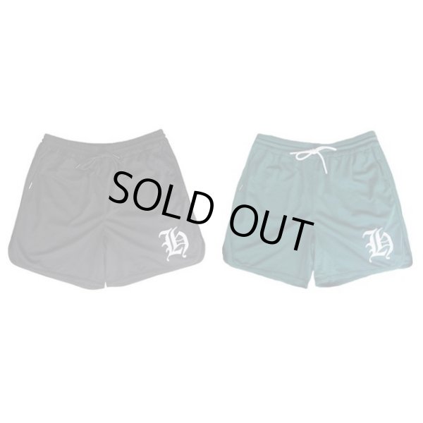 画像1: Captains Helm [キャプテンズヘルム] HELM W-MESH SHORTS [BLACK,GREEN] ヘルムダブルメッシュショーツ (ブラック、グリーン)  BDA (1)