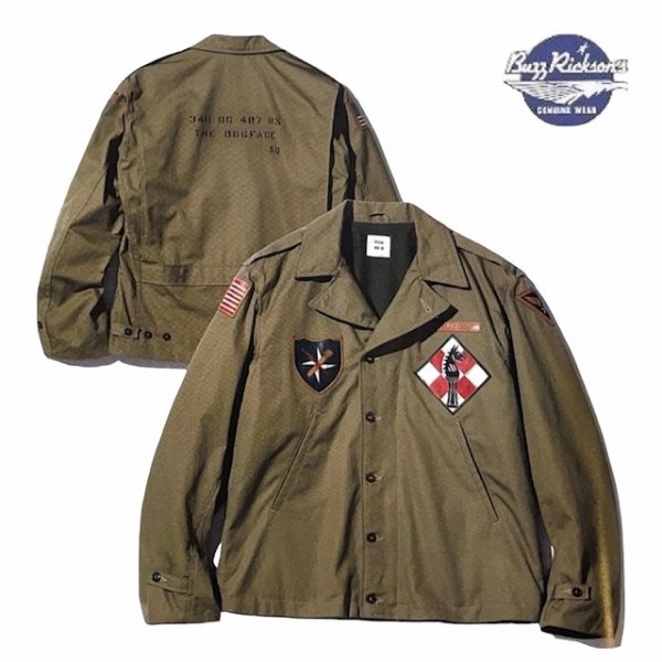 画像1: BUZZ RICKSON'S [バズリクソンズ] JACKET FILED, O.D. TYPE M-41 ”487th BOMB.SQ.” M-41フィールドジャケット ”487th BOMB.SQ." BDA (1)