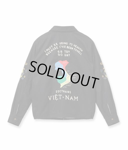 画像1: TAILOR TOYO [テーラー東洋] Late 1960s Style Cotton Vietnam Jacket “VIETNAM MAP” [Black] 1960年代後期コットンベトナムジャケット ”ベトナムマップ"（ブラック） BDA (1)