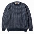 画像3: SUNNY SPORTS (サニースポーツ) BIRD’S EYE CREW SWEATER(WHITE,NAVY) バーズアイクルーセーター(ホワイト,ネイビー) BDA (3)