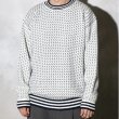 画像18: SUNNY SPORTS (サニースポーツ) BIRD’S EYE CREW SWEATER(WHITE,NAVY) バーズアイクルーセーター(ホワイト,ネイビー) BDA (18)