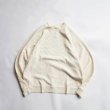 画像2: UNDYED STANDARD (アンダイドスタンダード) WAFFLE L/S SWEAT (WHITE,GREY) ワッフルロングスリーブスウェット(ホワイト,グレー) BDA (2)