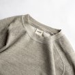 画像4: UNDYED STANDARD (アンダイドスタンダード) WAFFLE L/S SWEAT (WHITE,GREY) ワッフルロングスリーブスウェット(ホワイト,グレー) BDA (4)