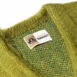画像3: TOWN CRAFT [タウンクラフト] SHAGGY COLOR CARDIGAN [BLACK GREEN] シャギーカラーカーディガン (ブラック グリーン)  BDA (3)
