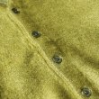 画像4: TOWN CRAFT [タウンクラフト] SHAGGY COLOR CARDIGAN [BLACK GREEN] シャギーカラーカーディガン (ブラック グリーン)  BDA (4)
