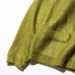 画像5: TOWN CRAFT [タウンクラフト] SHAGGY COLOR CARDIGAN [BLACK GREEN] シャギーカラーカーディガン (ブラック グリーン)  BDA (5)
