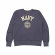 画像4: BUZZ RICKSON'S [バズリクソンズ] SET-IN CREW NECK SWEAT SHIRTS  “U.S.NAVY” セットインクルーネックスウェットシャツ “U.S. NAVY”BDA (4)