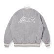 画像2: ICECREAM [アイスクリーム] FAR VARSITY JACKET [GRAY] ファーバーシティージャケット (グレー) BDA (2)