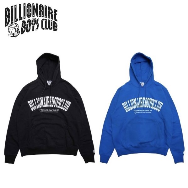 画像1: BILLIONAIRE BOYS CLUB [ビリオネアボーイズクラブ] BB PA HOODIE [BLACK/SKYDIVER] BB PAフーディー (ブラック／スカイダイバー) BDA (1)