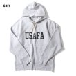 画像1: HOUSTON [ヒューストン] PRINT U.S. COTTON R/V HOODIE(USAFA) U.S.コットンフーディ BDA (1)