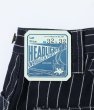 画像3: HEADLIGHT [ヘッドライト] 8oz. SPECIAL WOVEN STRIPE DENIM WAIST OVERALLS [ONE WASH] 8オンススペシャルウーブンストライプデニムウエストオーバーオール（ワンウォッシュ) BDA (3)