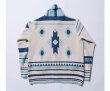 画像3: TMT [ティーエムティー] NATIVE KNIT CARDIGAN (WHITE/NAVY) ネイティブニットカーディガン (ホワイト/ネイビー) BDA (3)