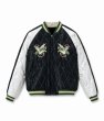 画像4: TAILOR TOYO [テーラー東洋] Mid 1950s Style Velveteen Souvenir Jacket “SPIDERWEB, SNAKE & SKULL" × “DRAGON & TIGER” 1950年代中期スタイル 別珍スーベニアジャケット ”蛇髑髏” × "ドラゴン&タイガー” BES (4)