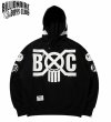 画像1: BILLIONAIRE BOYS CLUB [ビリオネアボーイズクラブ] BILIIONAIRE BOYS CLUB × BOUNTY HUNTER COTTON HOODIE (BLACK) ビリオネアボーイズクラブ×バウンティハンター コットンフーディ(ブラック) BES (1)