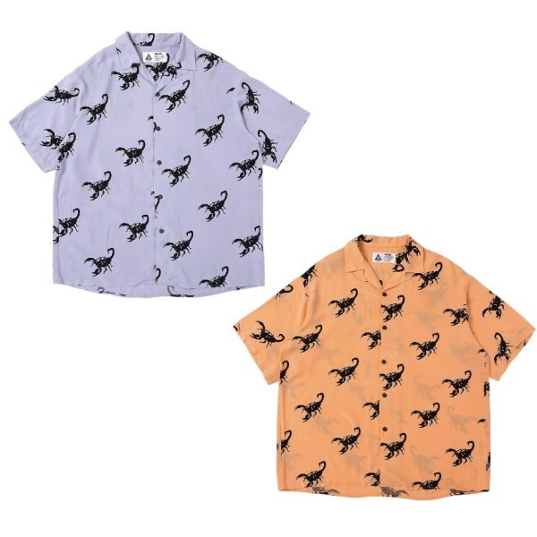 画像1: CHALLENGER [チャレンジャー] S/S SCORPION SHIRT S/Sスコーピオンシャツ BES (1)