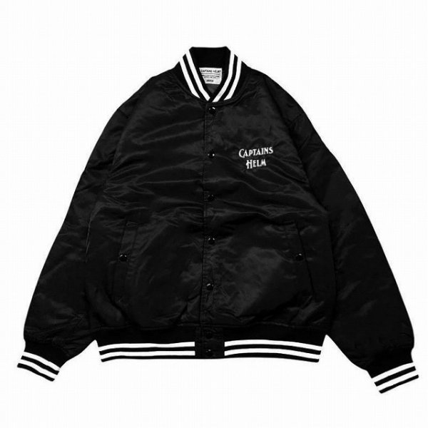 画像1: 2月下旬入荷予定 Captains Helm [キャプテンズヘルム] #LOGO STADIUM JACKET ロゴ バーシティジャケット スタジアムジャケット BES (1)