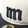 画像2: MIN-NANO × New Era（ミンナノ×ニューエラ）59FIFTY ソフトバックラム Powered by GORO NAKATSUGAWA（min-nano）クローム ネイビーバイザー 14460929 (2)