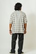 画像4: BIG MIKE(ビッグマイク) Rayon Mix Ombre Check S/S Shirts (WHT×GRY) レーヨンミックスオンブレチェックショートスリーブシャツ (ホワイト×グレー) BES (4)