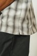 画像6: BIG MIKE(ビッグマイク) Rayon Mix Ombre Check S/S Shirts (WHT×GRY) レーヨンミックスオンブレチェックショートスリーブシャツ (ホワイト×グレー) BES (6)