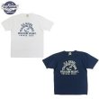 画像1: BUZZ RICKSON'S [バズリクソンズ] GOVERNMENT ISSUE U.S. NAVAL TRAINING SCHOOL S/S T [WHITE,,NAVY]  半袖Tシャツ（ホワイト,ネイビー） BES (1)