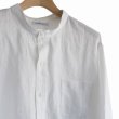 画像2: TEIKOKU SEN-I  (帝国繊維) 66L リネン高密度綾シャツ -シャツ-（OFF White / オフホワイト） BES (2)