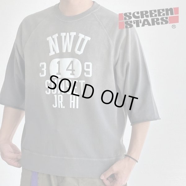 画像1: SCREEN STARS [スクリーンスターズ] American basic 3/4 sleeve Tee (CHARCOAL)ラグラン 七分袖 古着テイスト プリントTシャツ (チャコール) BES (1)