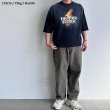 画像2: SCREEN STARS [スクリーンスターズ] American basic 3/4 sleeve Tee (BLACK) ラグラン 七分袖 古着テイスト プリントTシャツ (ブラック) BES (2)