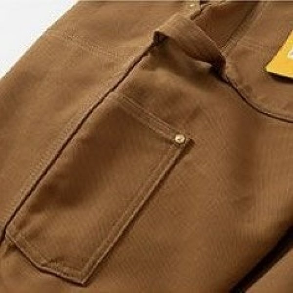 画像12: Carhartt (カーハート) LOOSE FIT FIRM DUCK DOUBLE-FRONT UTILITY WORK PANT (BLACK,BROWN) ルーズフィットファームダックダブルフロントユーティリティーワークパンツ ダブルニー 未洗い (ブラック,ブラウン) BES (12)