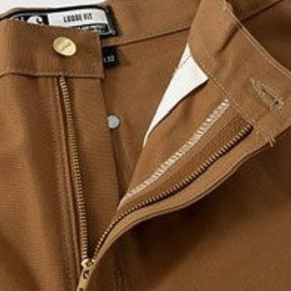 画像6: Carhartt (カーハート) LOOSE FIT FIRM DUCK DOUBLE-FRONT UTILITY WORK PANT (BLACK,BROWN) ルーズフィットファームダックダブルフロントユーティリティーワークパンツ ダブルニー 未洗い (ブラック,ブラウン) BES (6)