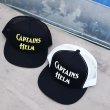 画像14: Captains Helm [キャプテンヘルム] #2TONE LOGO MESH CAP (BLACK×WHITE,BLACK×WHITE) ＃2トーンロゴメッシュキャップ (ブラック×ホワイト、ブラック×イエロー)  キャプテンズヘルム BES (14)