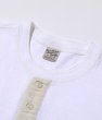 画像3: BUZZ RICKSON'S [バズリクソンズ] SLUB YARN HENLEY NECK T-SHIRT [WHITE,H.GRAY,BLACK] スラブヤーンヘンリーネックTシャツ（ホワイト,ヘザーグレー,ブラック) BES M,L,XL (3)
