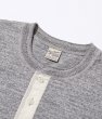 画像6: BUZZ RICKSON'S [バズリクソンズ] SLUB YARN HENLEY NECK T-SHIRT [WHITE,H.GRAY,BLACK] スラブヤーンヘンリーネックTシャツ（ホワイト,ヘザーグレー,ブラック) BES M,L,XL (6)