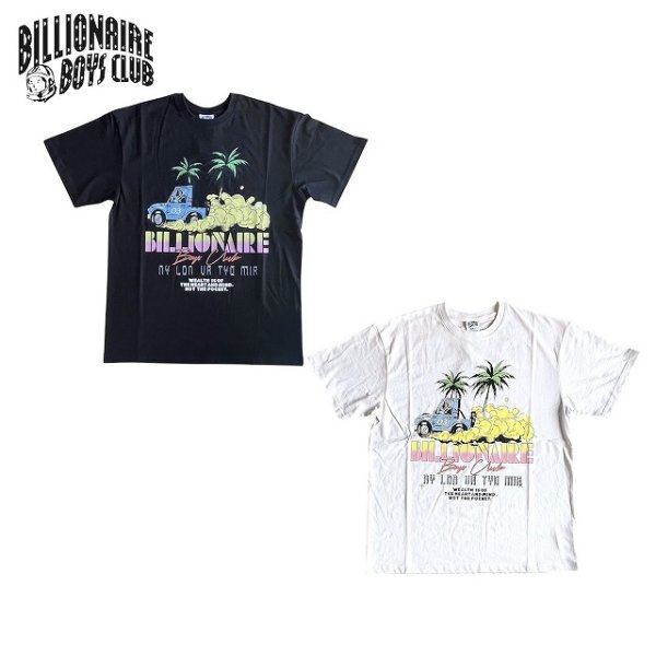 画像1: BILLIONAIRE BOYS CLUB [ビリオネアボーイズクラブ] BB PLAYITA T-SHIRT [BLACK,WHITE] BB プレイタ 半袖 Tシャツ (ブラック,ホワイト) BES (1)