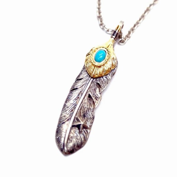 画像1: TMT [ティーエムティー] STONE FEATHER TOP(LARGE) SILVER ストーンフェザートップ(ラージ) シルバー BES (1)