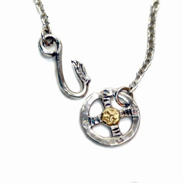画像1: TMT [ティーエムティー] EAGLEHOOK&CIRCLE CHAIN(SHORT) SILVER イーグルフック＆サークルチェーン(ショート) シルバー BES (1)