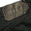 画像7: THRIFTY LOOK (スリフティールック) BLACK LEVIS 501 GOOD LENGTH PANTS GARMENT DYE ブラックデニム リーバイス501グッドレングスパンツ 後染め BES (7)