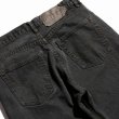 画像6: THRIFTY LOOK (スリフティールック) BLACK LEVIS 501 GOOD LENGTH PANTS GARMENT DYE ブラックデニム リーバイス501グッドレングスパンツ 後染め BES (6)