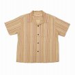 画像2: SUGAR CANE [シュガーケーン] MULTI STRIPE - S/S OPEN SHIRT (OFF WHITE) マルチストライプショートスリーブオープンシャツ (オフホワイト) 半袖 BEA (2)