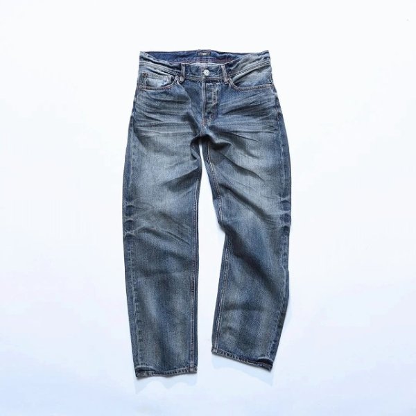 画像1: TMT [ティーエムティー] 12oz SOFT DENIM 5P STRAIGHT (INDIGO LIGHT) 12オンス ソフトデニム 5ポケット ストレート (インディゴライト) BEA (1)